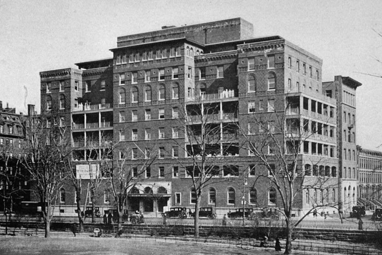 Historical photo of orthopedic hospital