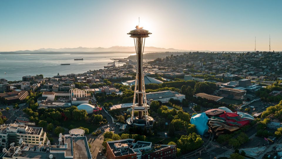 Ariel View of the City of Seattle