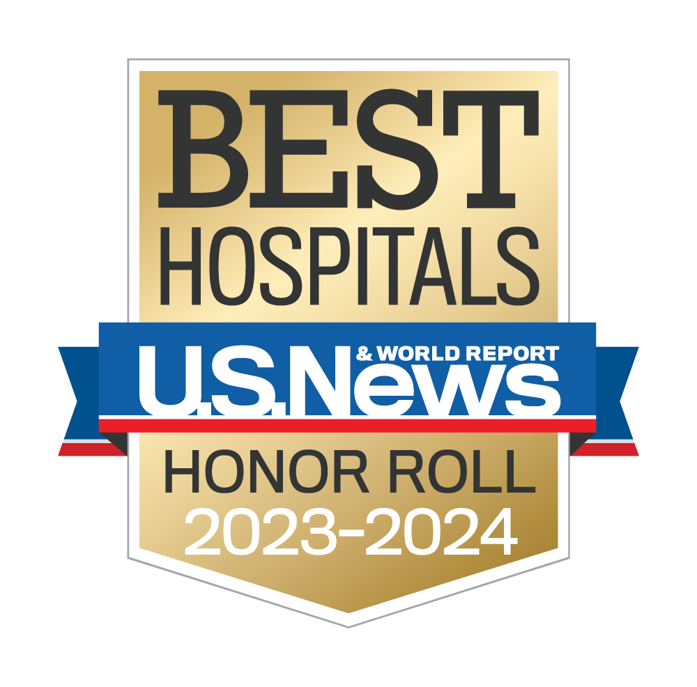 Best Hospitals Honor Roll US News badge 2023