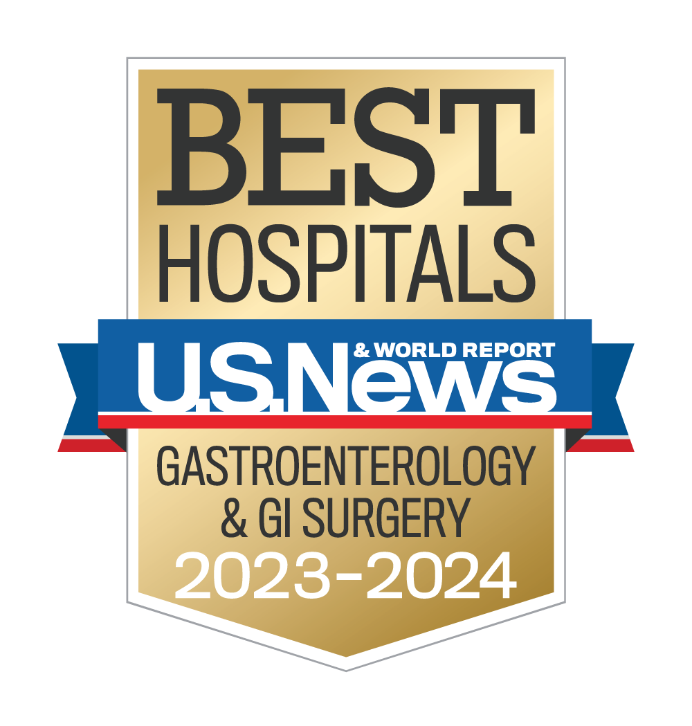 Gastroenterology & GI Surgery US News badge 2023