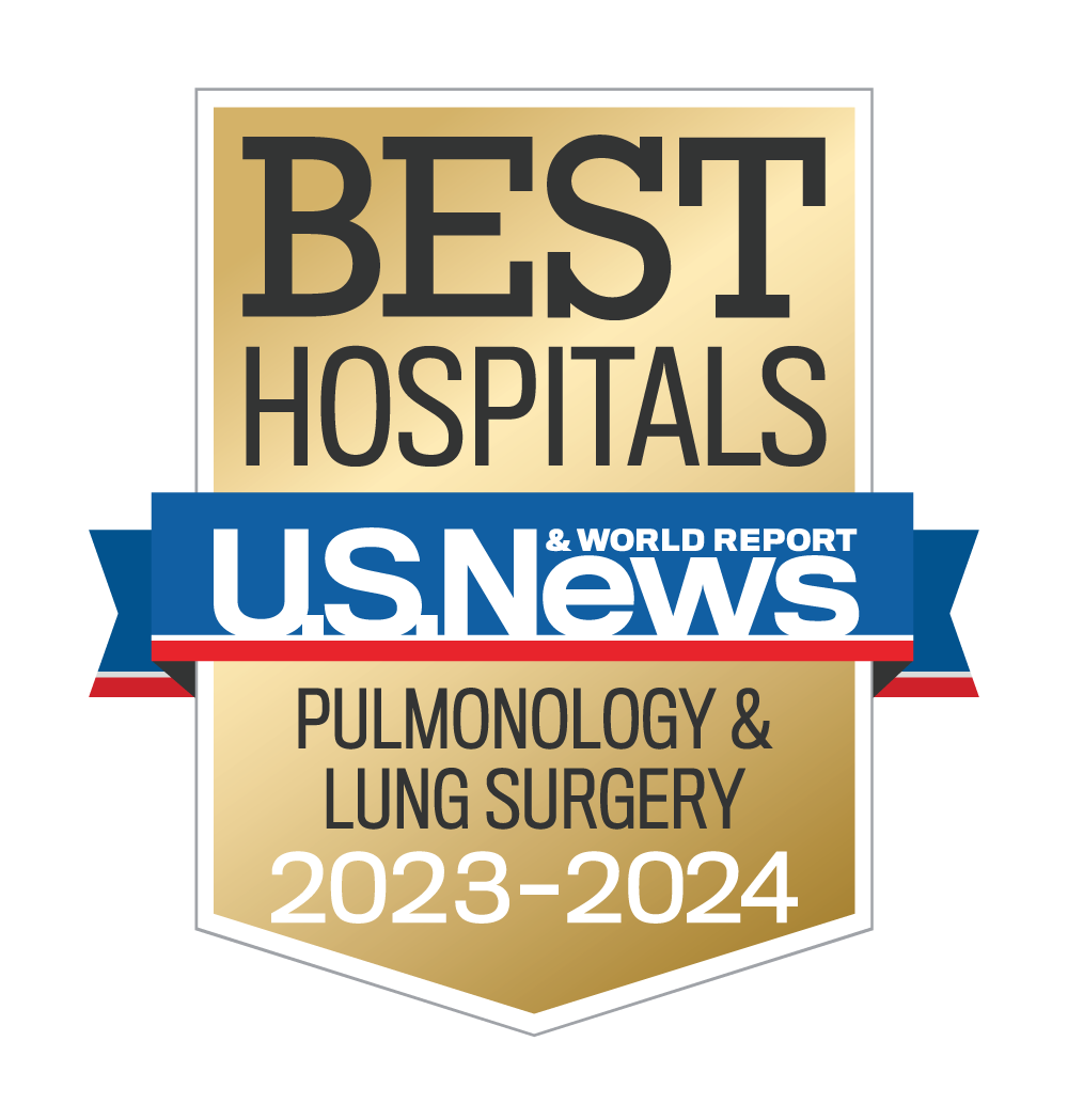 Pulmonology & Lung Surgery US News badge 2023