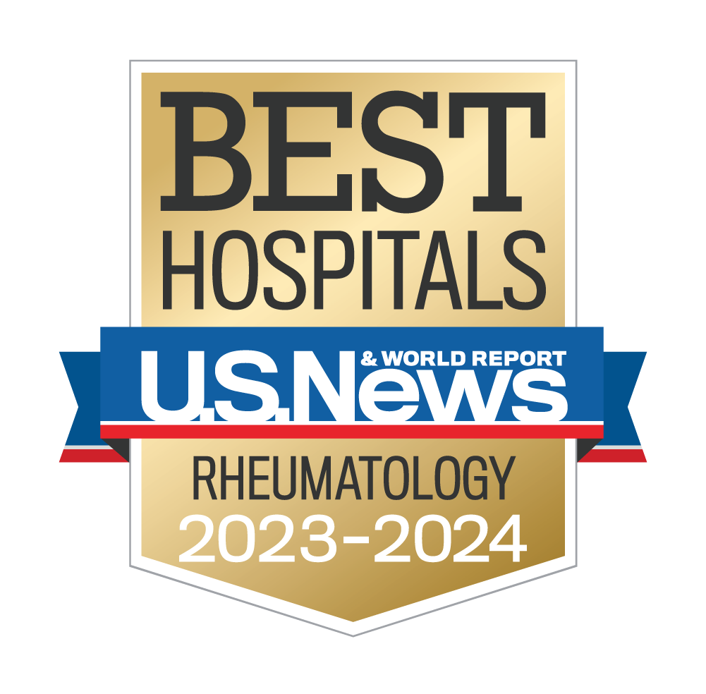 Rheumatology US News badge 2023
