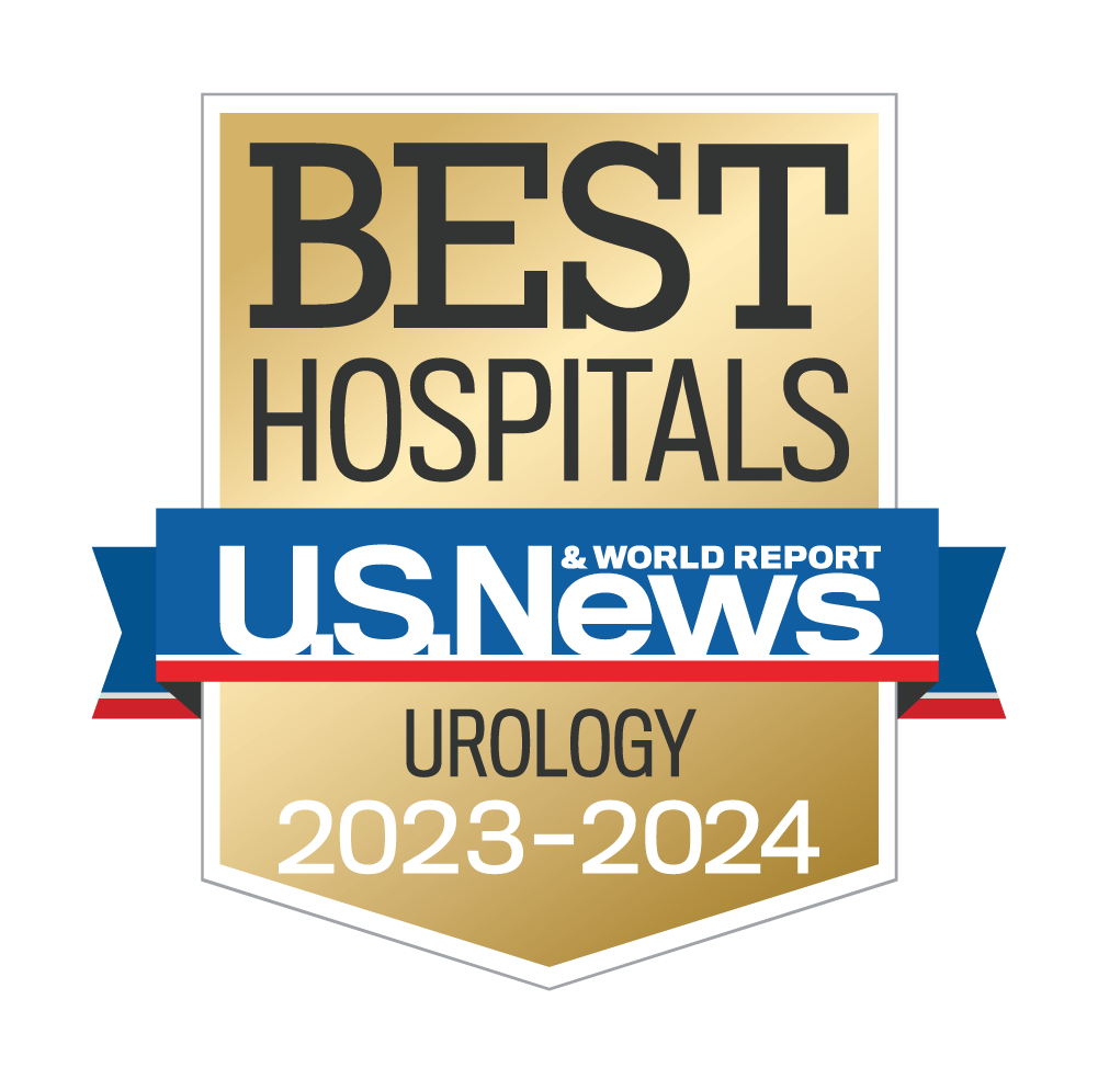 Urology US News badge 2023