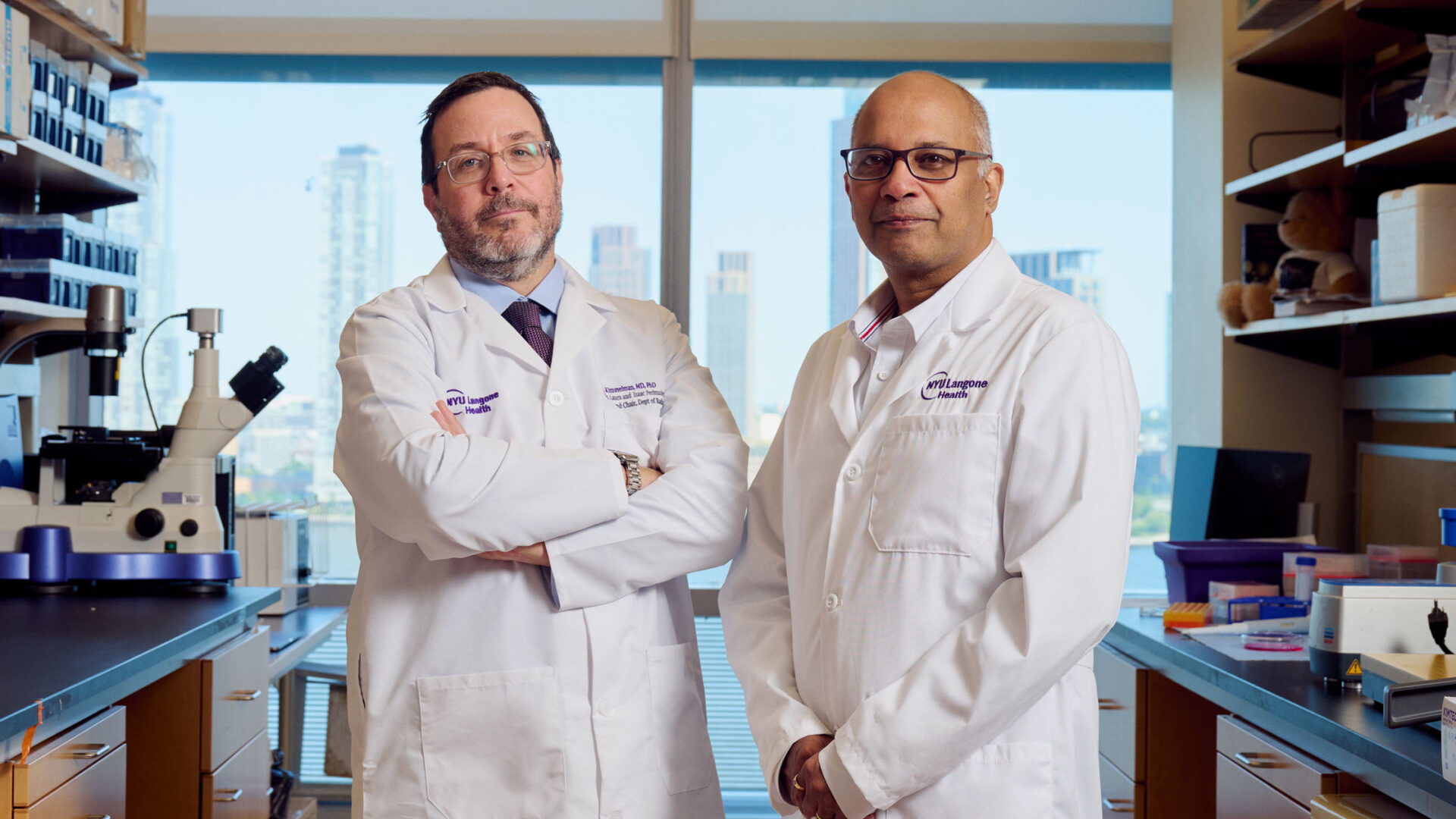 Alec Kimmelman, MD, PhD and Shridar Ganesan, MD, PhD.