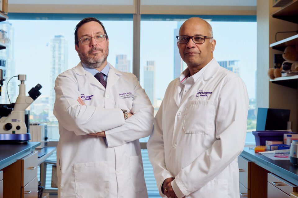 Alec Kimmelman, MD, PhD and Shridar Ganesan, MD, PhD.